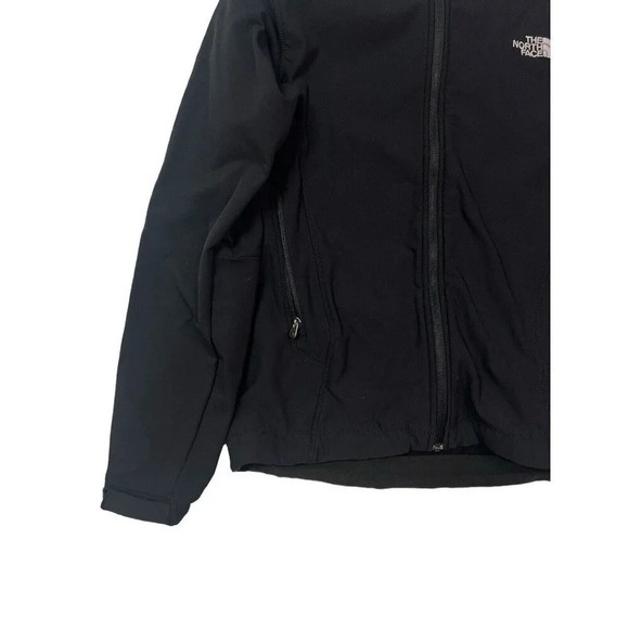 North Face Jacket Womens S Black Apex Softshell Fleece Lined Full Zip Outdoor - Picture 5 of 10